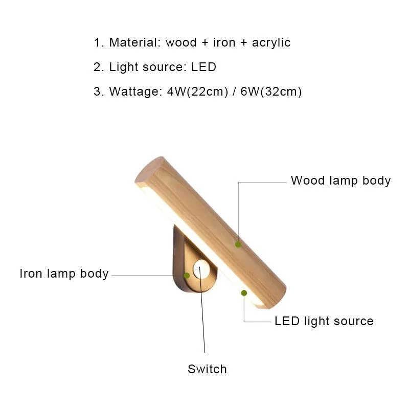 Noord Europa Led Houten Wandlamp Slaapkamer Bed Woonkamer Licht Binnenverlichting Home Decor Lamp Schansen Lamp E806a066 D688 4fec Be02 930e894b0893