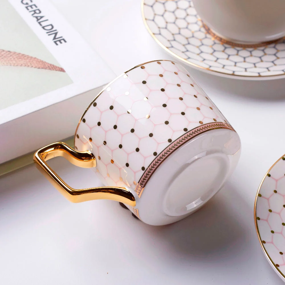Nordic Bone China Coffee Cup Saucer Spoon Set 200ml British Cafe Porcelain Tea Cup Advanced Ceramic 15a55edb Ace3 4d9d 8ccd B277eac7fc64