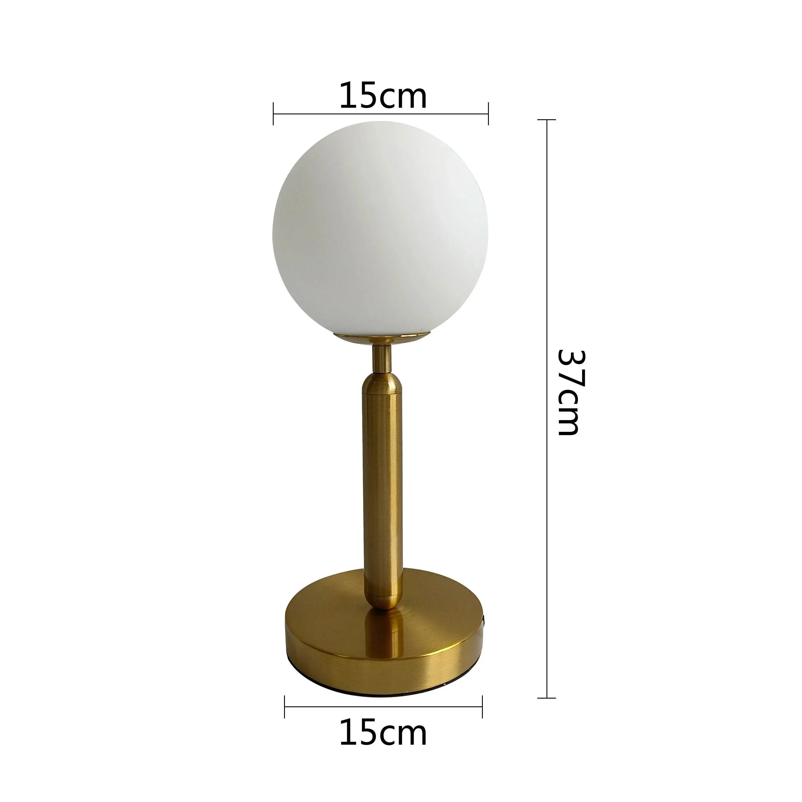 Nordic Brass Ring Glass Ball Table Lamp Modern Led Bedroom Living Room Hotel Home Decor Desk 25178a64 2846 45e4 B13e C7f543a3302f