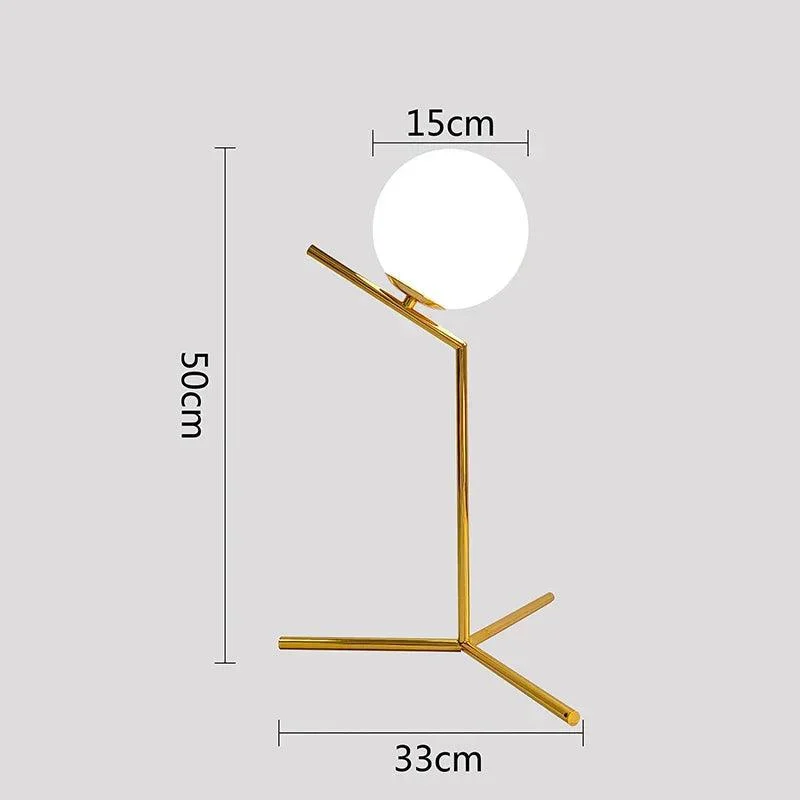 Nordic Brass Ring Glass Ball Table Lamp Modern Led Bedroom Living Room Hotel Home Decor Desk 68d29157 768f 4bff 9971 673133753c35