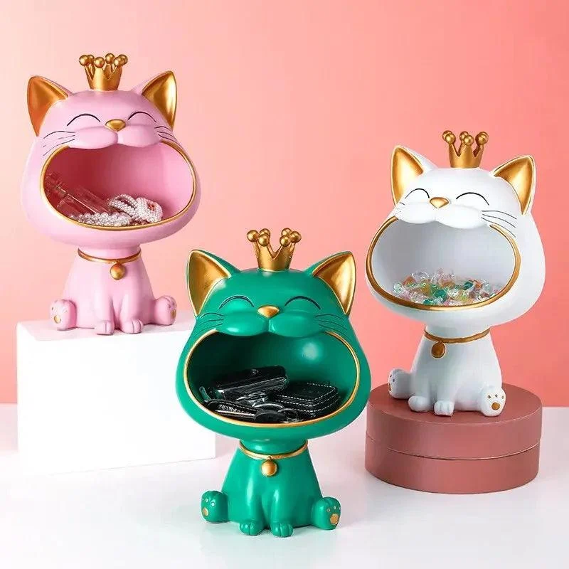 Nordic-Light-Luxury-Resin-Fortune-Cat-Decoration-18-5-16-5-27cm-Living-Room-Entrance-Key_3a00840b-0d60-44c5-a386-dfd4b630e8ed ZenKitty - Lucky Cat Decoration - ISTANBULLU LTD