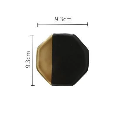 Nordic Style Creative Ceramic Coasters Home Coasters Round Insulation Pad Bowl Mat Gold Plated Anti Hot.jpg 640x640 2