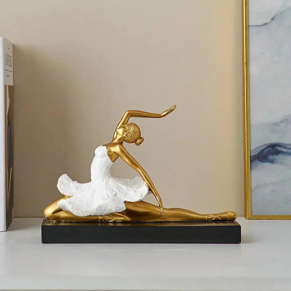 Nordic-Style Ballet Dancer Desktop Decor -