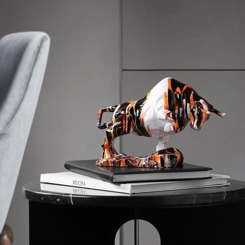 NordicArtBullFigurine-Homeko5 Nordic Art Bull Figurine - Homeko