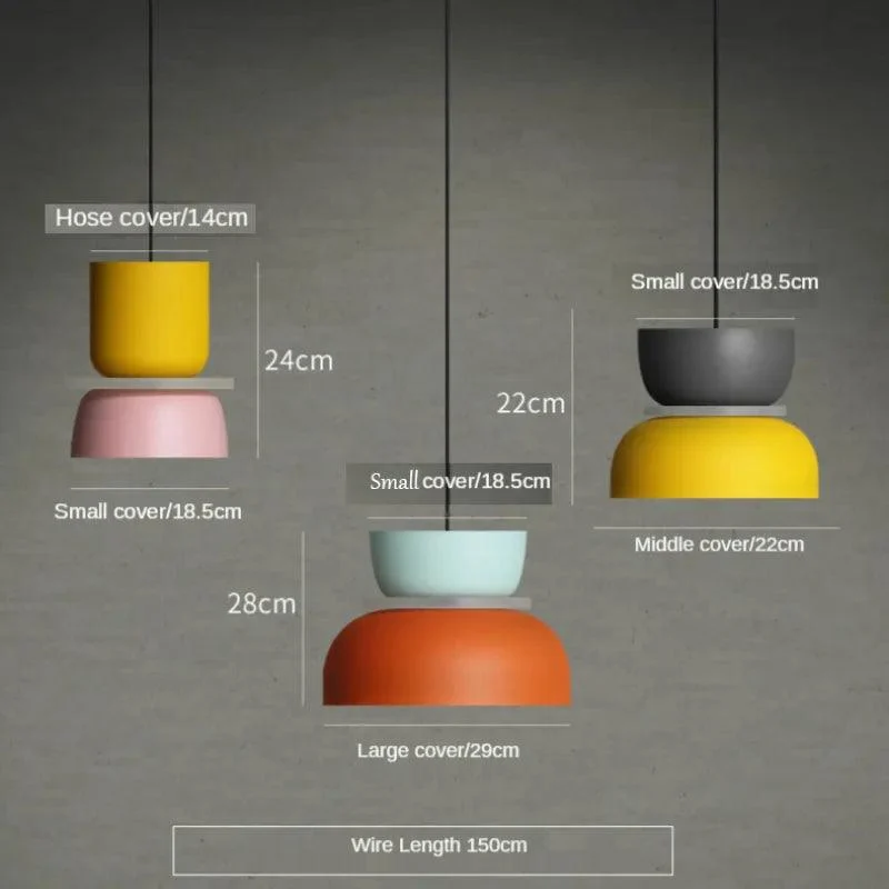 NordicMacaronstylependantlamp-Homeko13 Nordic Macaron style pendant lamp - Homeko