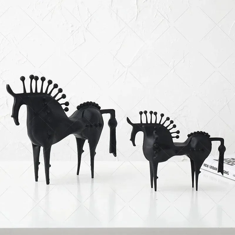 Nordic_Black_Horse_Artwork_Home_Decoration_Accessories_Metal_Sculptures_and_Statues_Ornament_-_-4351839 Nordic Black Horse Artwork Home Decoration Accessories Metal Sculptures and Statues Ornament -