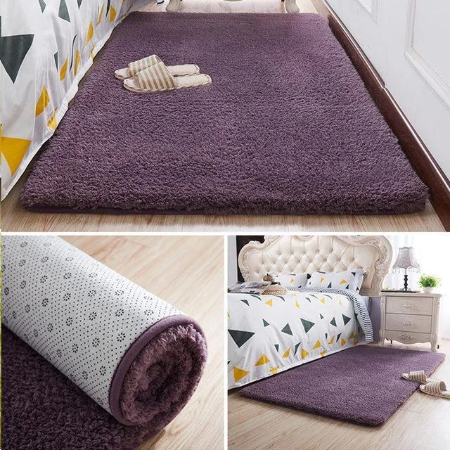 Nordic_Brown_Burgundy_Fluffy_Carpet_Small_Large_Bedroom_Rug_Living_Room_-_-4351942 Nordic Brown Burgundy Fluffy Carpet Small Large Bedroom Rug Living Room -