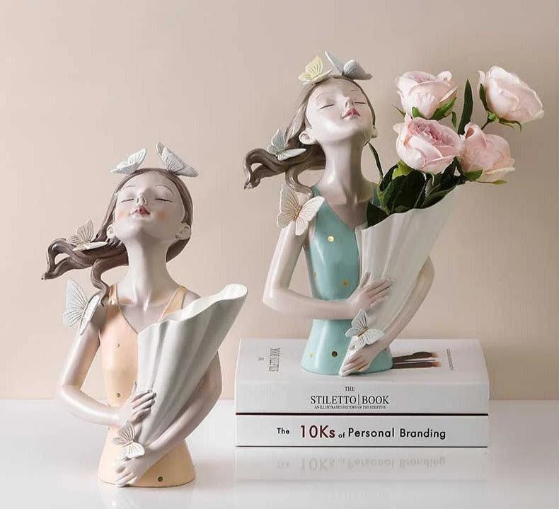 Nordic_Butterfly_Girl_Model_Vase_-_-4352030 Nordic Butterfly Girl Model Vase -
