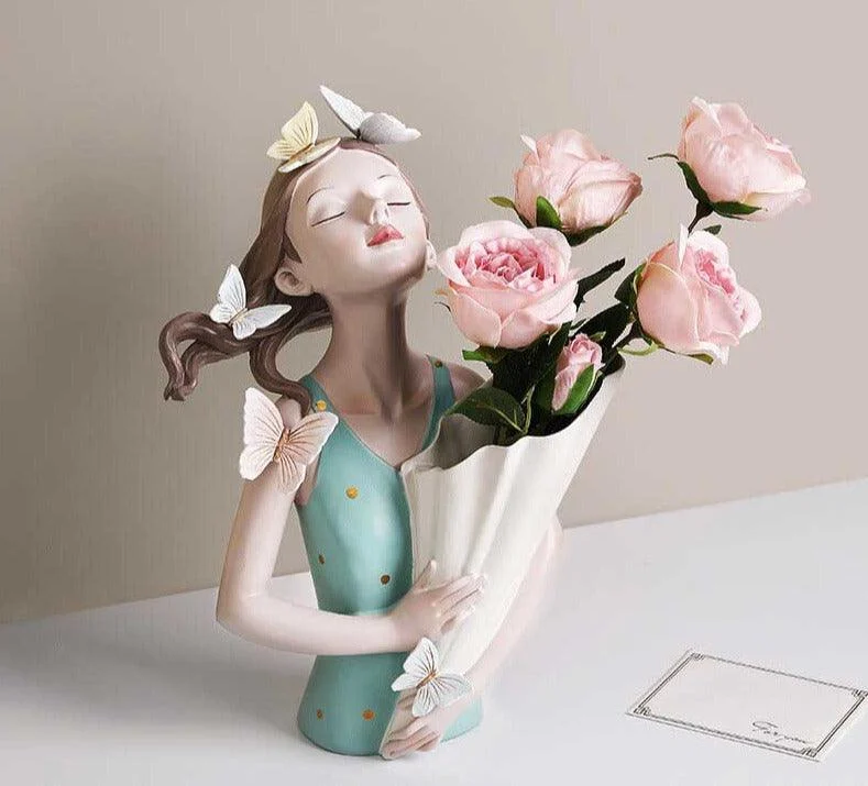 Nordic_Butterfly_Girl_Model_Vase_-_-4352035 Nordic Butterfly Girl Model Vase -