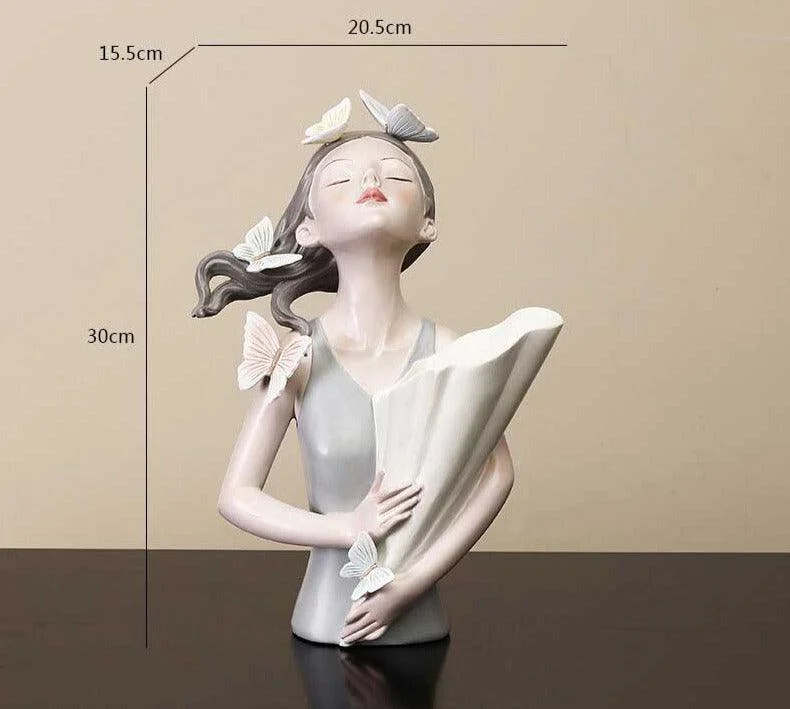 Nordic_Butterfly_Girl_Model_Vase_-_-4352040 Nordic Butterfly Girl Model Vase -