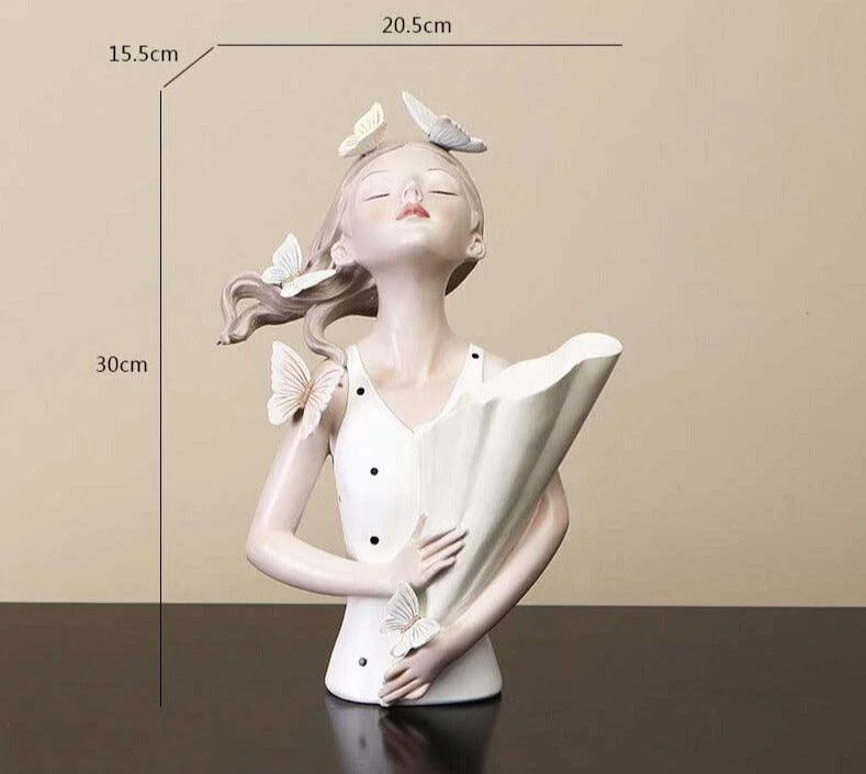 Nordic_Butterfly_Girl_Model_Vase_-_-4352042 Nordic Butterfly Girl Model Vase -
