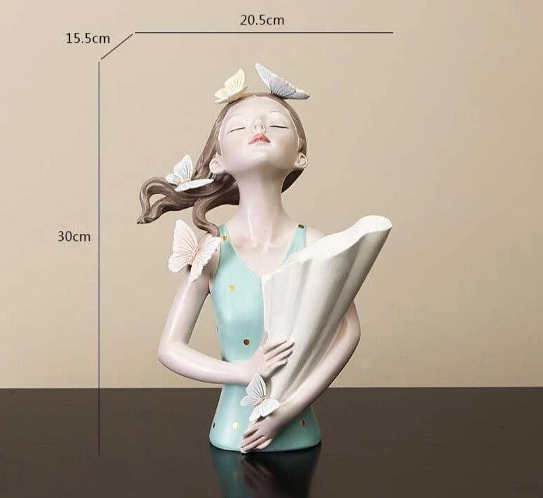 Nordic_Butterfly_Girl_Model_Vase_-_-4352045 Nordic Butterfly Girl Model Vase -