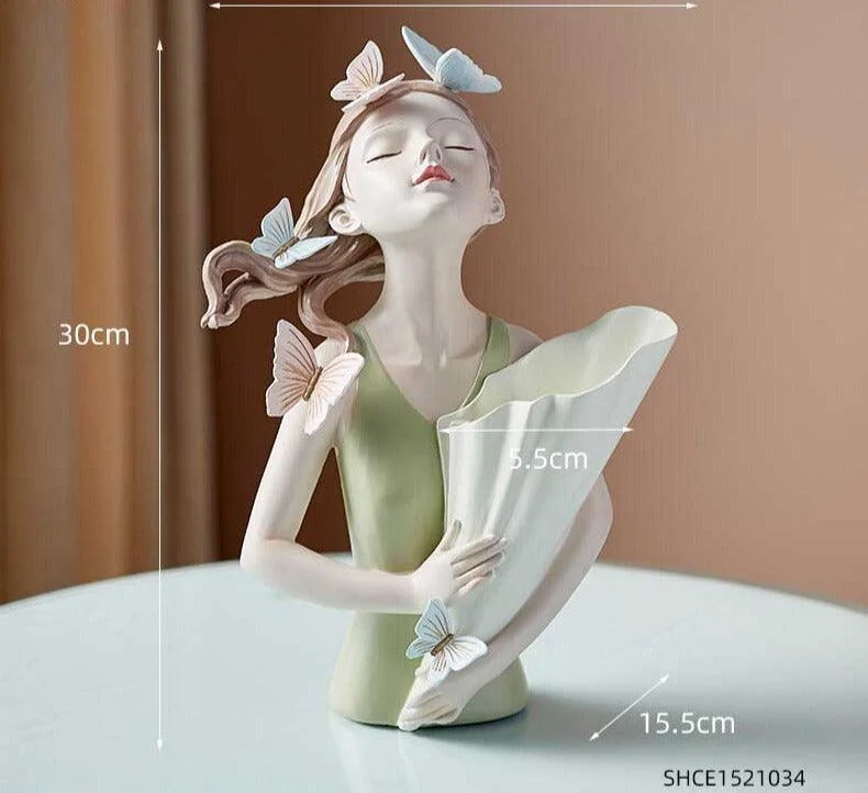 Nordic_Butterfly_Girl_Model_Vase_-_-4352051 Nordic Butterfly Girl Model Vase -