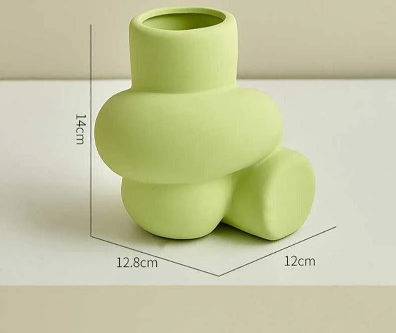 Nordic_Ceramic_Knot_Pastel_Vase_-_-4352385 Nordic Ceramic Knot Pastel Vase -