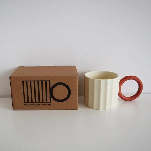 Nordic Corrugated Design Coffee Mug -