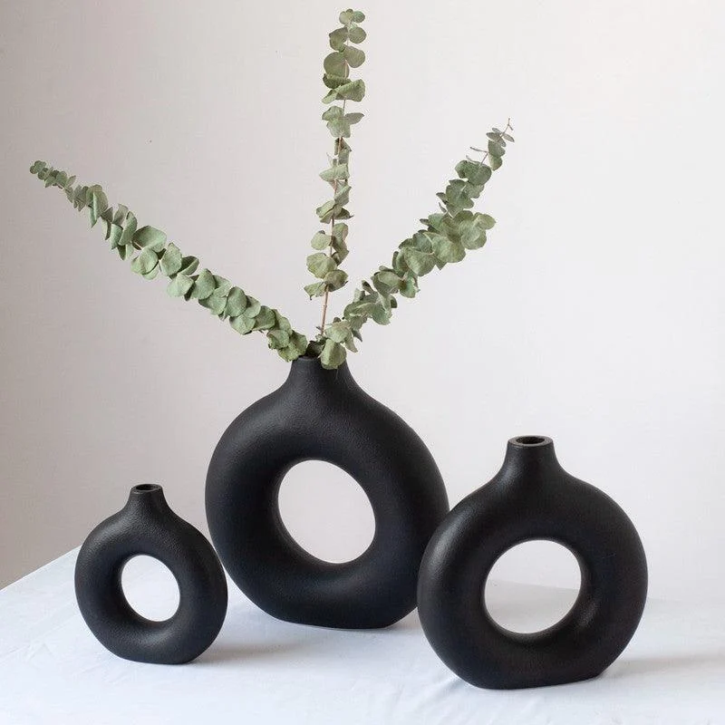 Nordic Donut Vase -