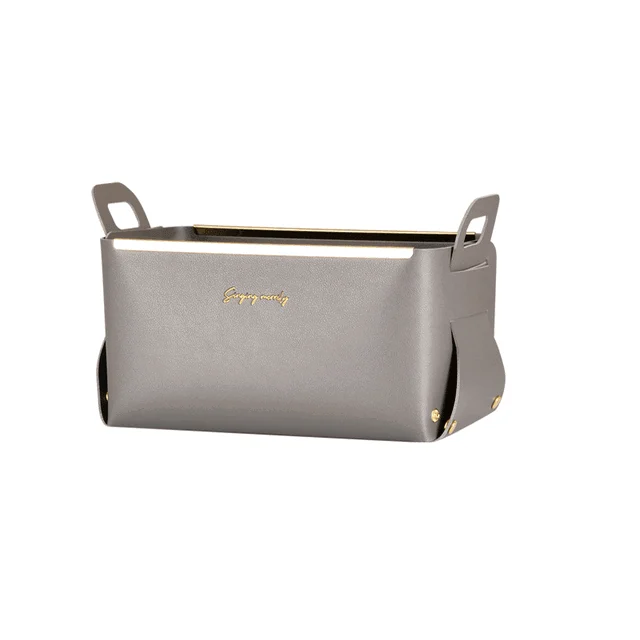 Nordic_Faux_Leather_Basket_-_-4353480 Nordic Faux Leather Basket -