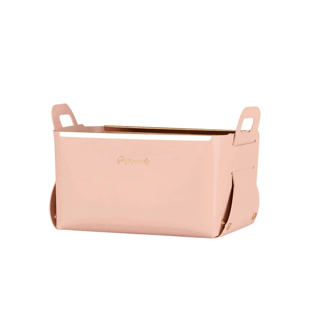Nordic_Faux_Leather_Basket_-_-4353482 Nordic Faux Leather Basket -