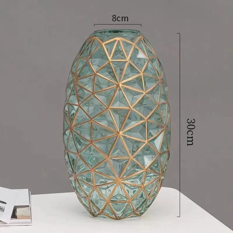 Nordic_Geometric_Glass_Vase_-_-4353683 Nordic Geometric Glass Vase -