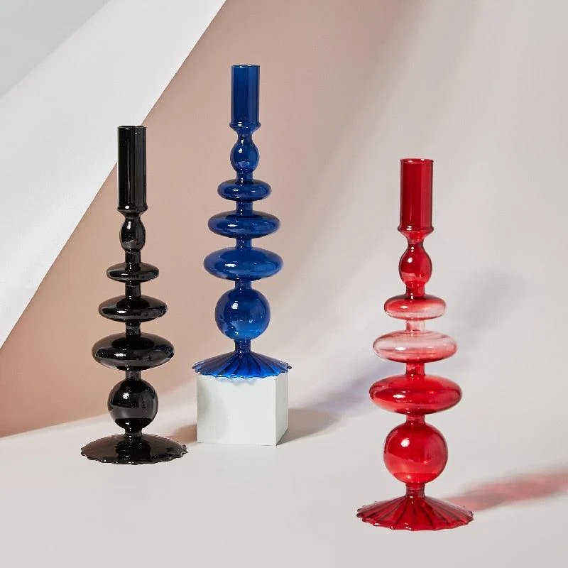 Nordic_Glass_Candle_Holders_-_-4353894 Nordic Glass Candle Holders -