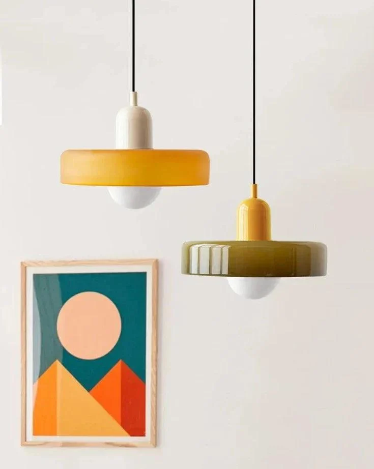 Nordic Glass Round Pendant Ceiling Lamp -