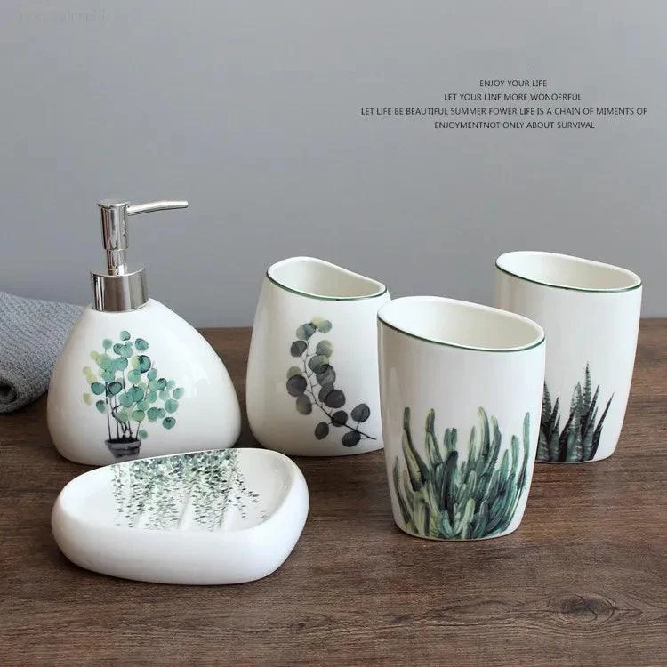 Nordic_Green_Plants_Ceramic_Bath_Set_Elegant_Bathroom_Accessories_-_-4354412 Nordic Green Plants Ceramic Bath Set: Elegant Bathroom Accessories -
