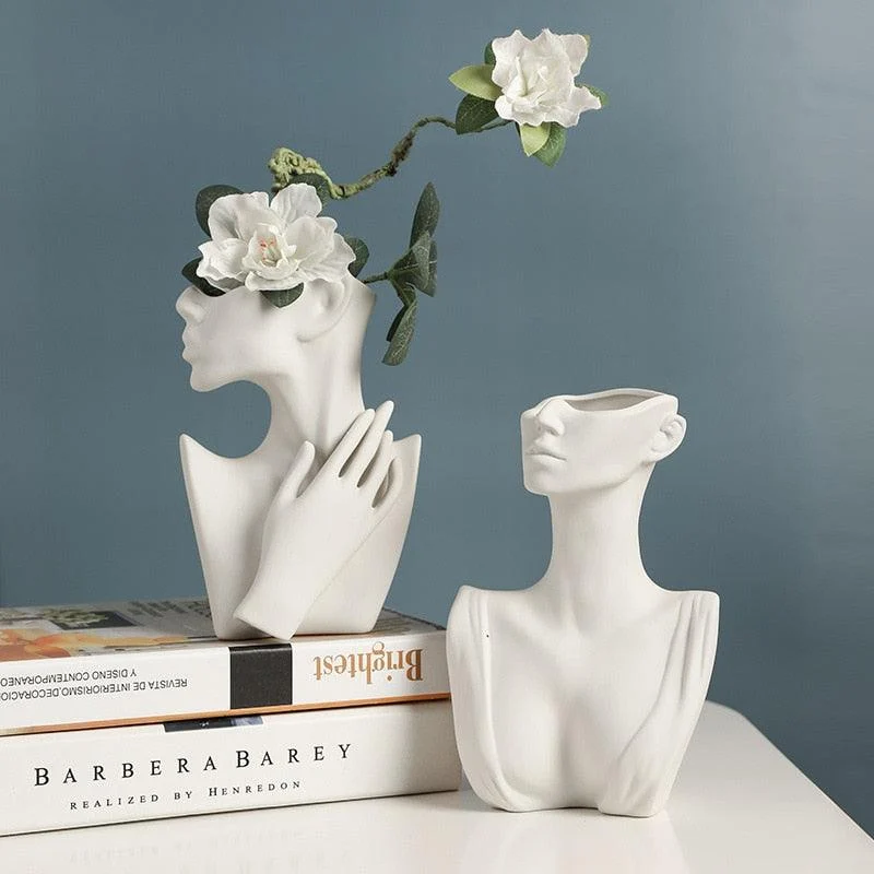 Nordic_Head_Flower_Vase_-_-4354616 Nordic Head Flower Vase -