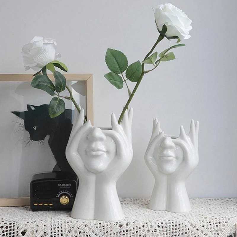 Nordic_Head_Flower_Vase_-_-4354620 Nordic Head Flower Vase -