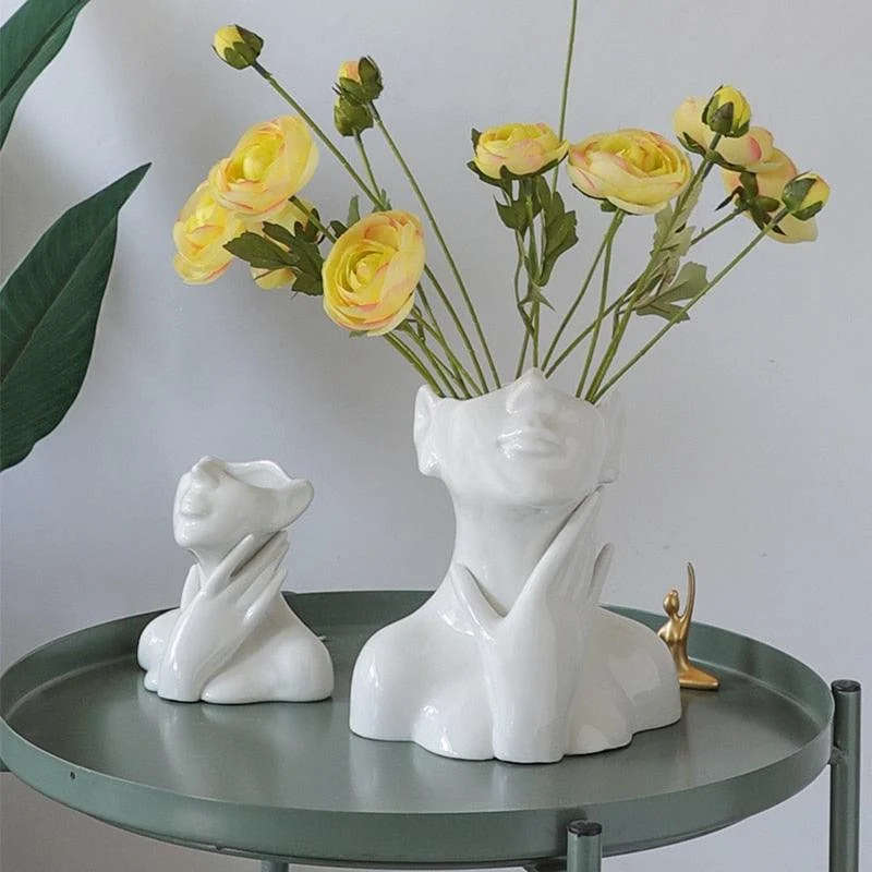 Nordic_Head_Flower_Vase_-_-4354623 Nordic Head Flower Vase -