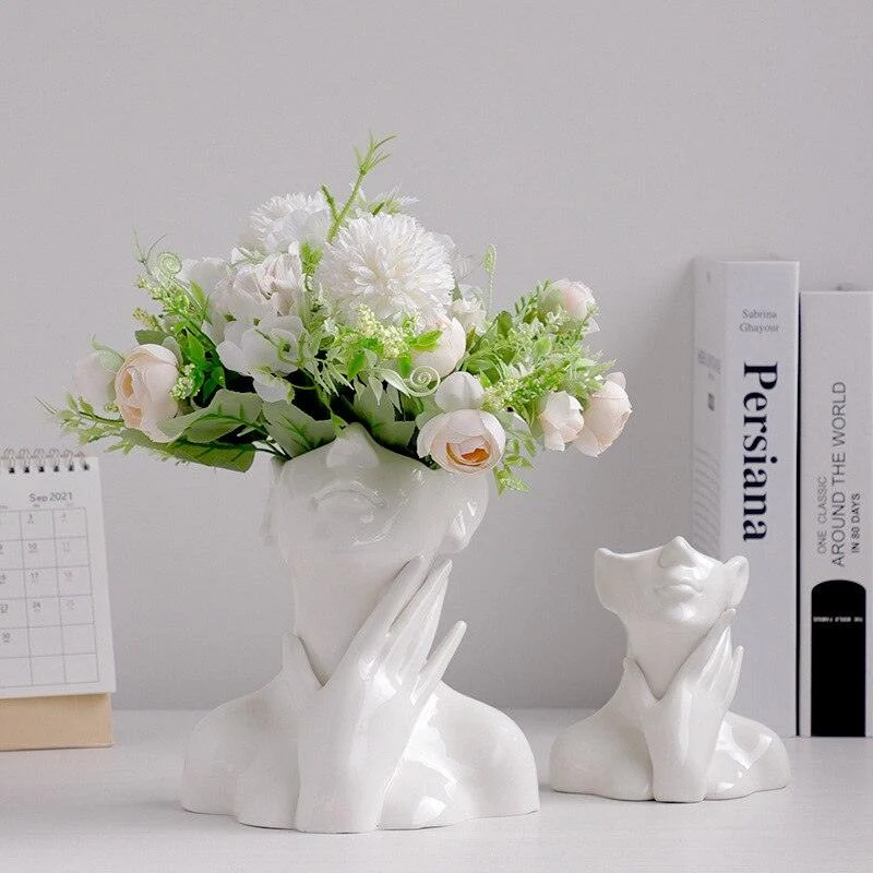Nordic_Head_Flower_Vase_-_-4354626 Nordic Head Flower Vase -