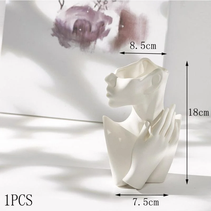 Nordic_Head_Flower_Vase_-_-4354633 Nordic Head Flower Vase -