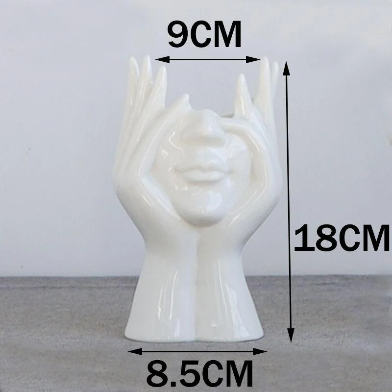 Nordic_Head_Flower_Vase_-_-4354636 Nordic Head Flower Vase -
