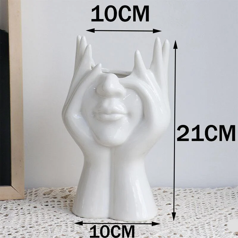 Nordic_Head_Flower_Vase_-_-4354639 Nordic Head Flower Vase -