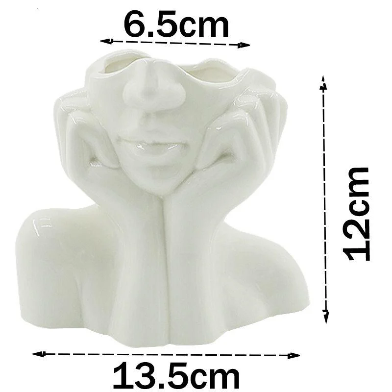 Nordic_Head_Flower_Vase_-_-4354642 Nordic Head Flower Vase -