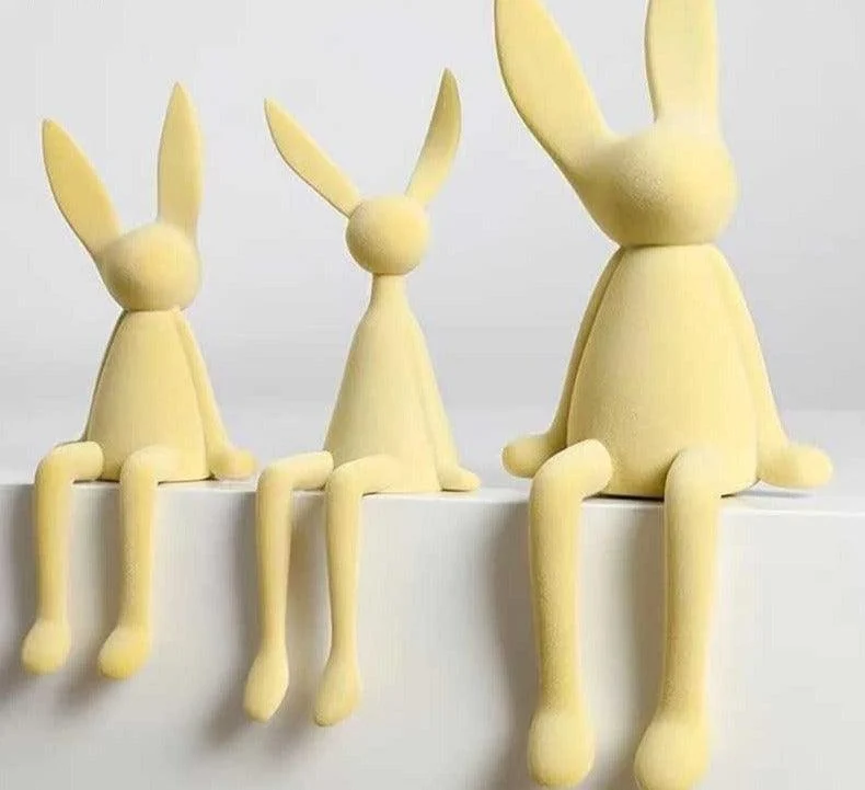 Nordic_Klein_Resin_Rabbit_Statues_-_-4354788 Nordic Klein Resin Rabbit Statues -