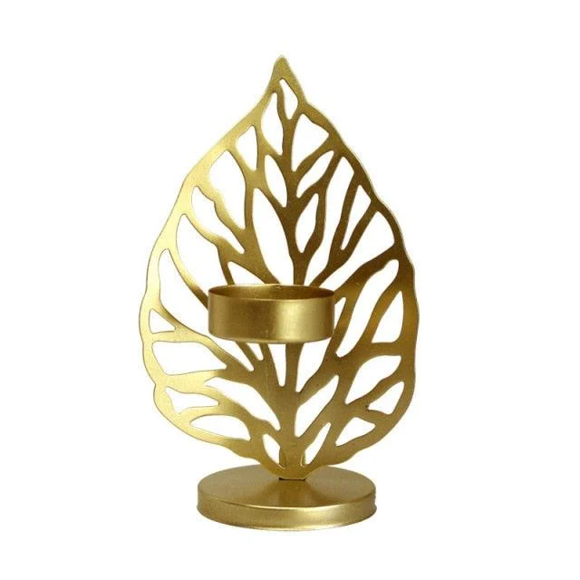 Nordic Leaf Candle Holders -