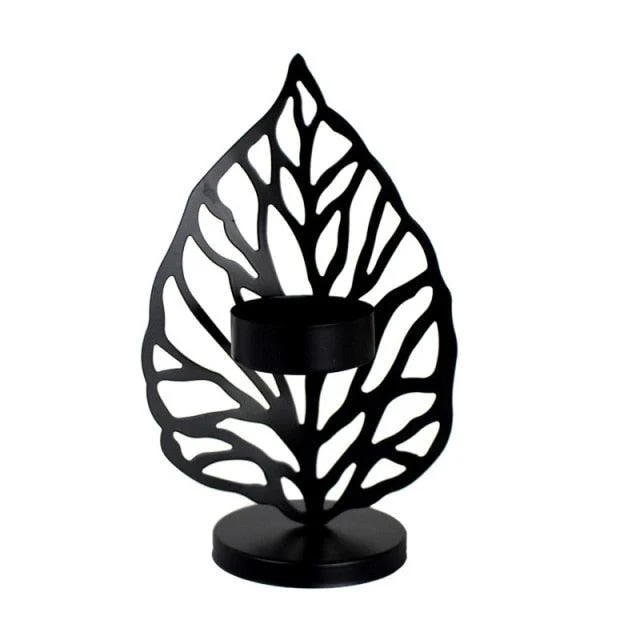 Nordic Leaf Candle Holders -