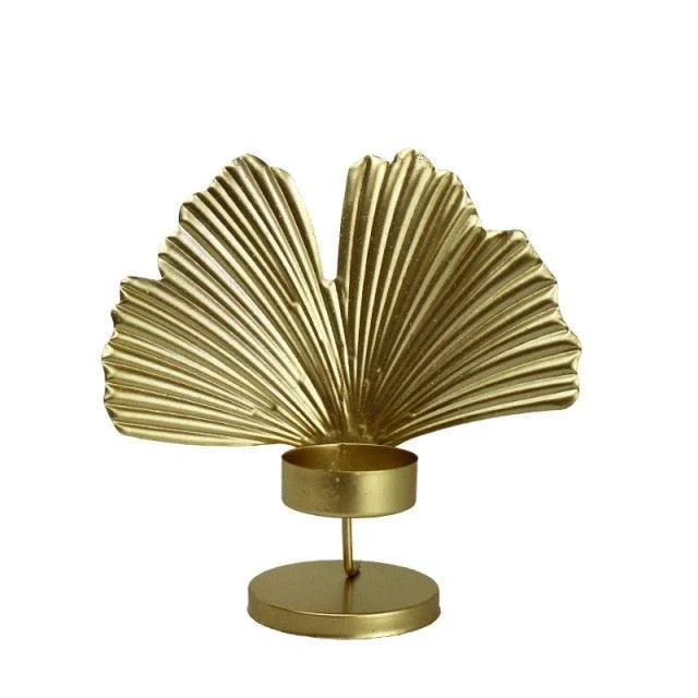 Nordic Leaf Candle Holders -