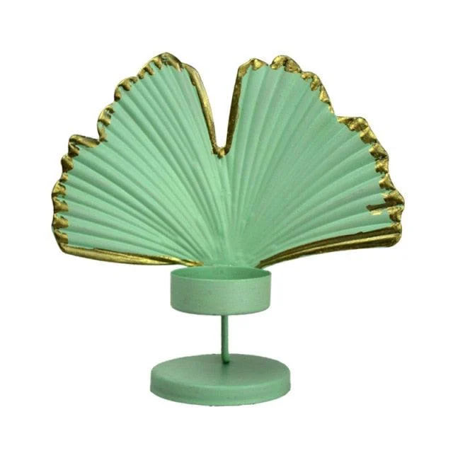 Nordic Leaf Candle Holders -