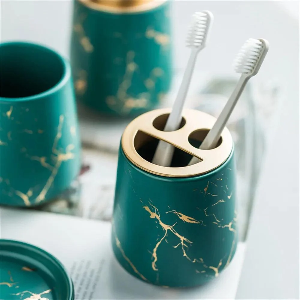 Nordic Marble 4-Piece Bathroom Set -