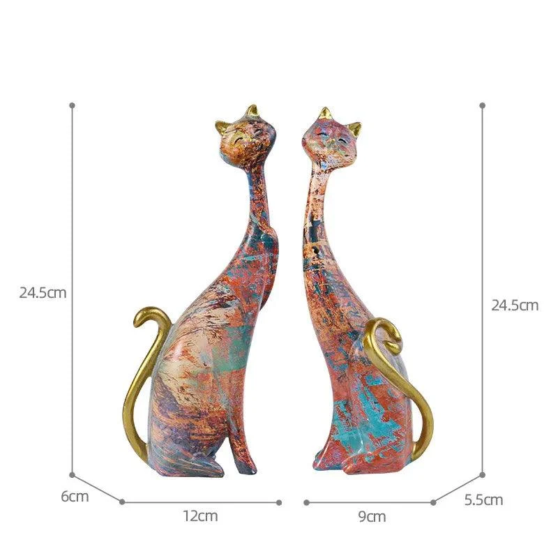 Nordic_Resin_Abstract_Cat_Statue_-_-4356282 Nordic Resin Abstract Cat Statue -