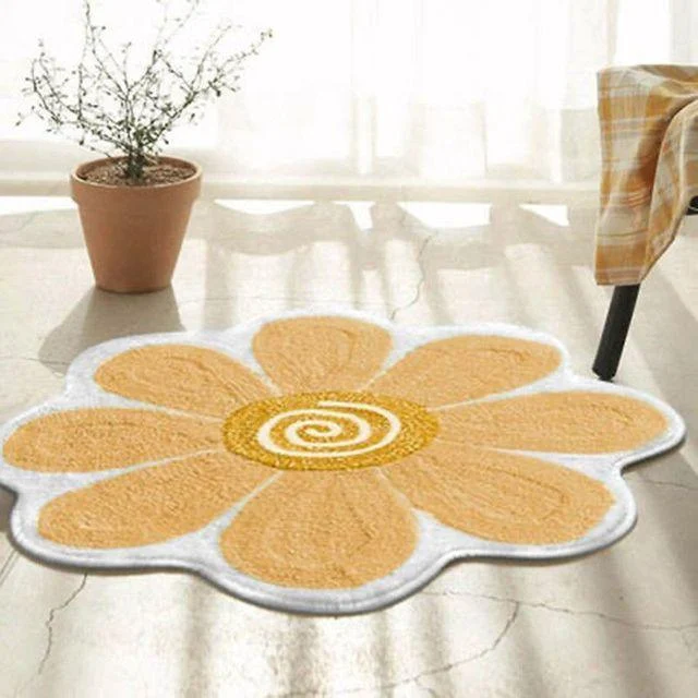 Nordic_Smile_Sunflower_Rugs_Living_Room_Round_Carpet_Decor_-_-4356606 Nordic Smile Sunflower Rugs Living Room Round Carpet Decor -