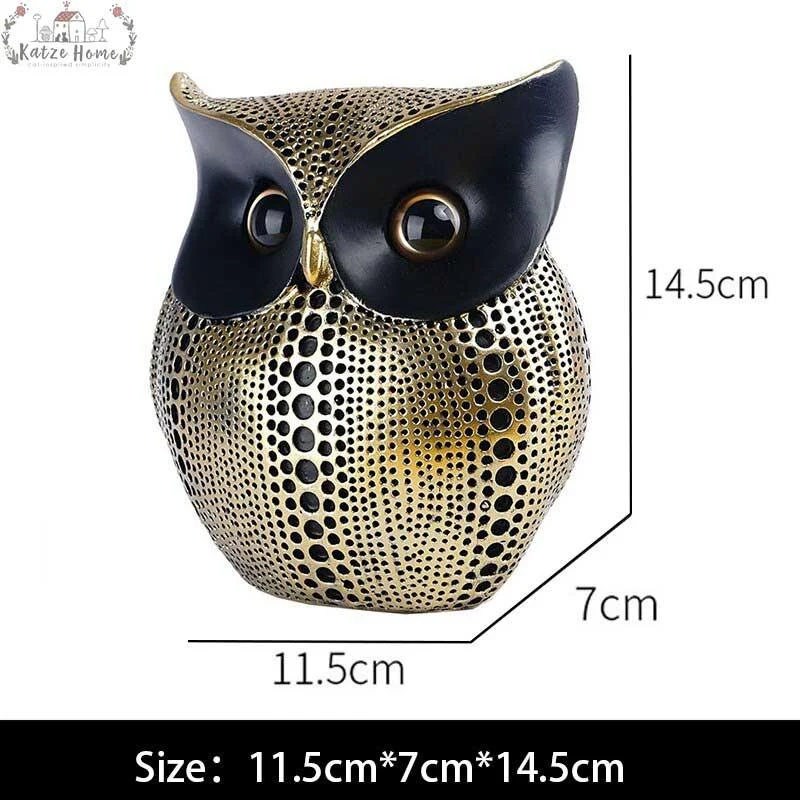 Nordic_Style_Owls_Ornament_Owl_Resin_-_-4356980 Nordic Style Owls Ornament Owl Resin -