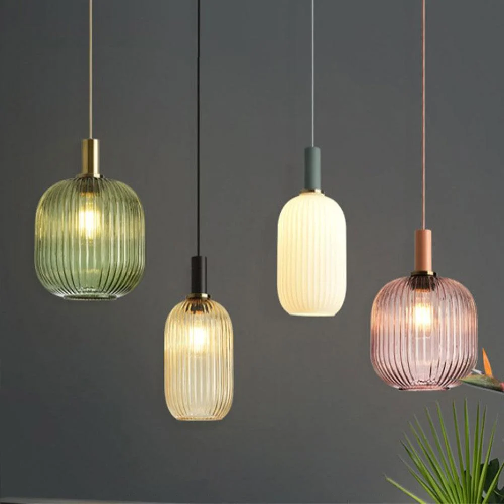 NoridcFlutedGlassPendantLightModernHomeDecor_5 Noridcflutedglasspendantlightmodernhomedecor 5