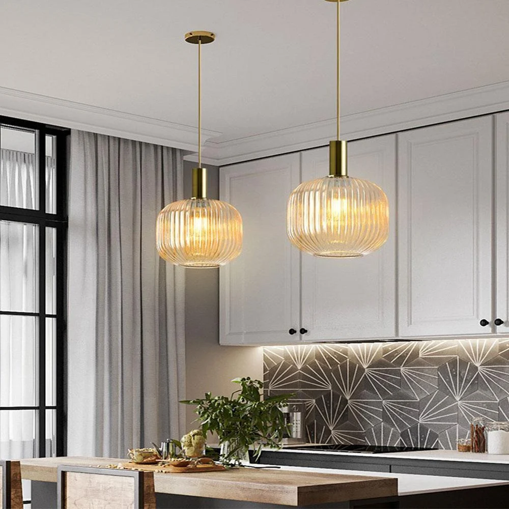 NoridcFlutedGlassPendantLightModernHomeDecor_6 Noridcflutedglasspendantlightmodernhomedecor 6