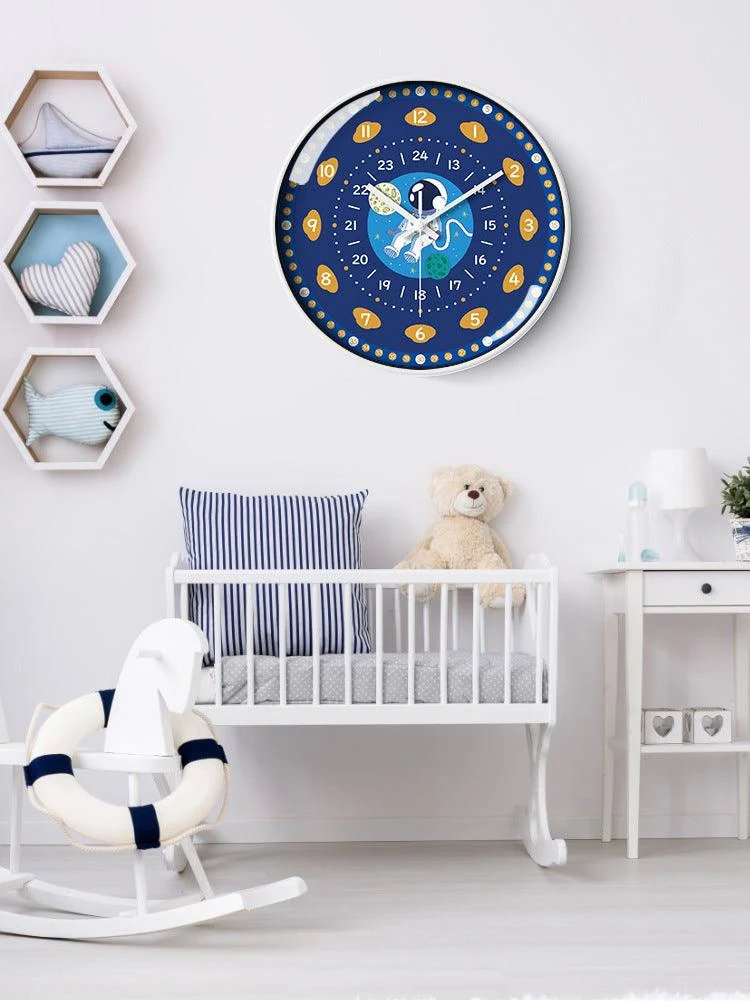 Nursery_Kids_Bedroom_Silent_Wall_Clock_12_Inches_-_-4357880 Nursery Kids Bedroom Silent Wall Clock 12 Inches -
