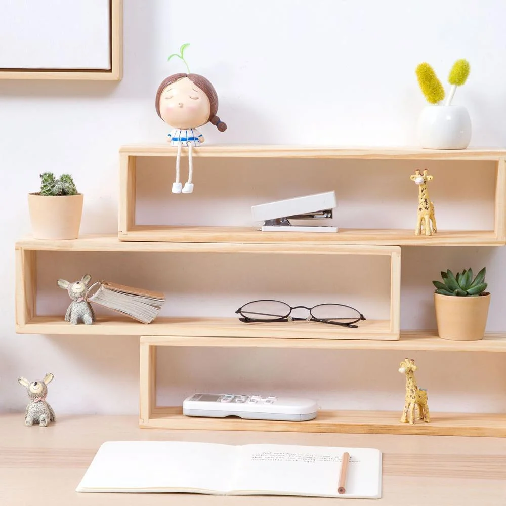 OTHERHOUSE-Table-Display-Wood-Shelf-Desktop-Storage-Rack-Shelves-Room-Sundries-Organizer-Vase-Holder-Home-Decoration Otherhouse Table Display Wood Shelf Desktop Storage Rack Shelves Room Sundries Organizer Vase Holder Home Decoration