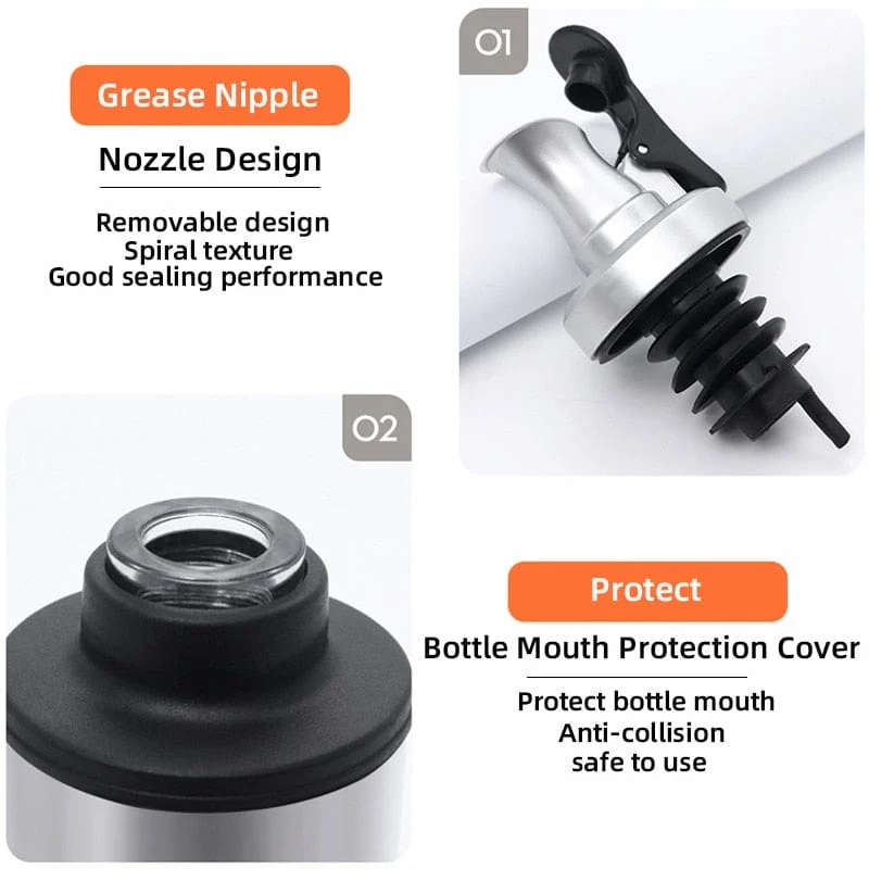 Oil Bottle Cooking Seasoning Sauce Bottle Glass Storage Bottles For Oil And Vinegar Creative Oil Dispenser 6ef769b3 E860 42ad B7ab 33f20db92531