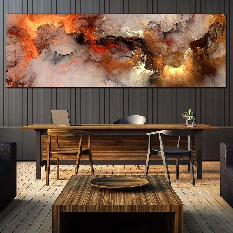 Orange_Accent_Abstract_Canvas_Art_-_-4358281 Orange Accent Abstract Canvas Art -