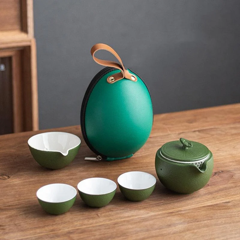 Orange_Shape_Portable_Teapot_Set_-_-4358326 Orange Shape Portable Teapot Set -